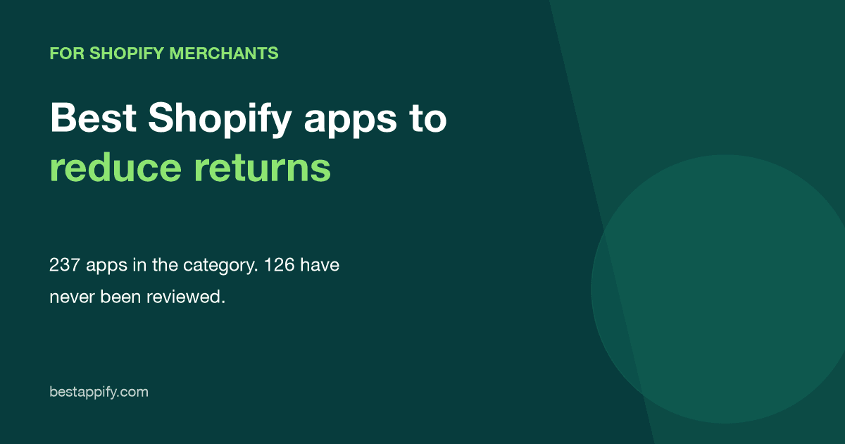 Best Shopify Apps to Reduce Returns