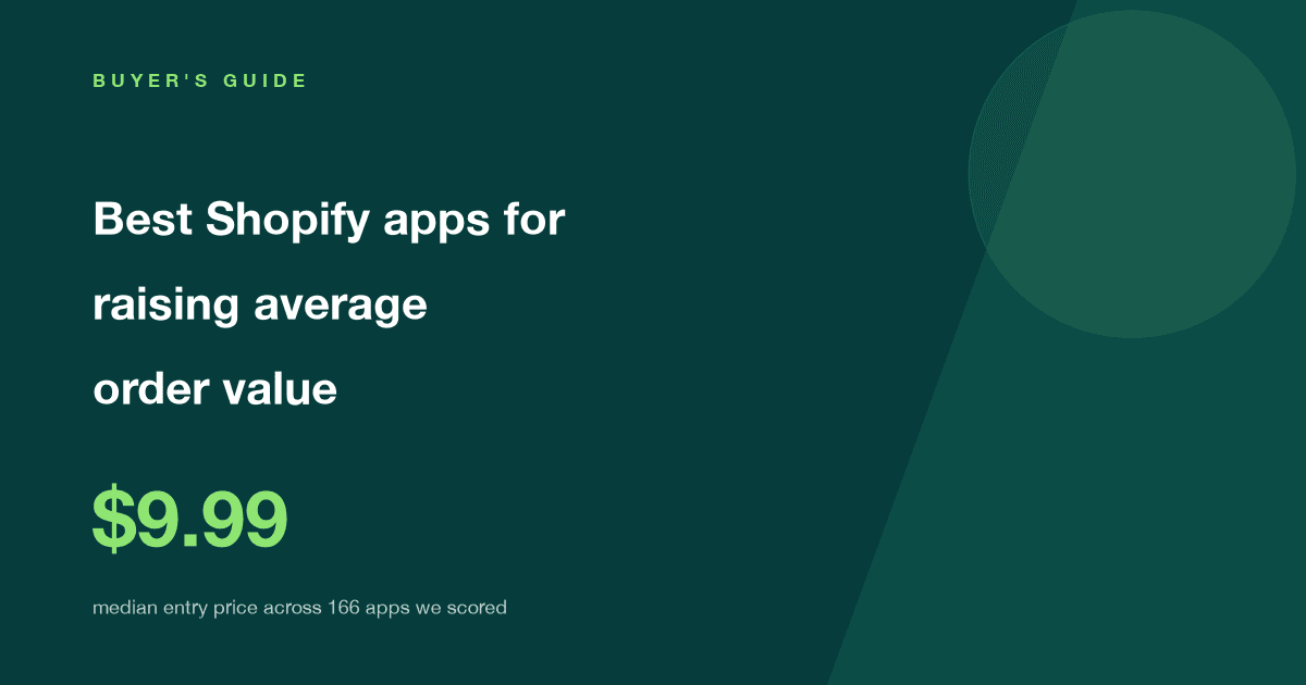 Best Shopify Apps for Raising Average Order Value