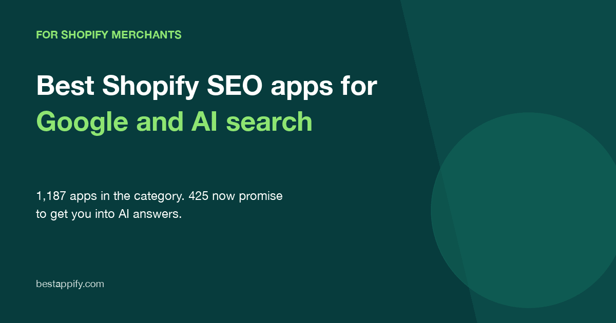 Best Shopify SEO Apps for Google and AI Search