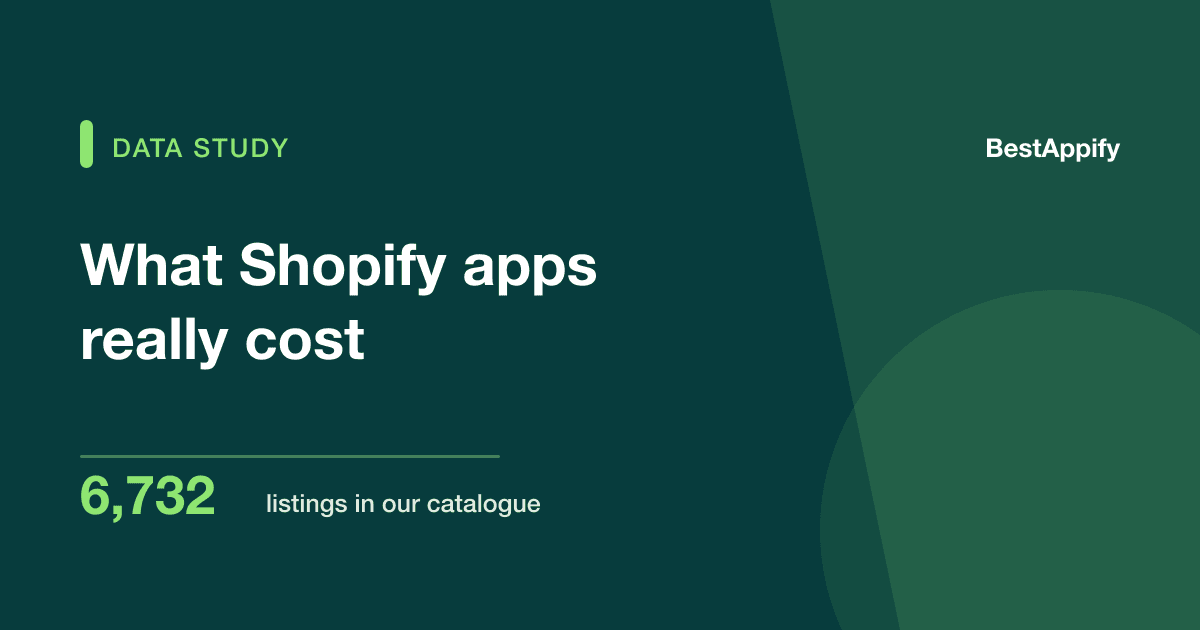 How Much Do Shopify Apps Cost? Prices From 500 Listings