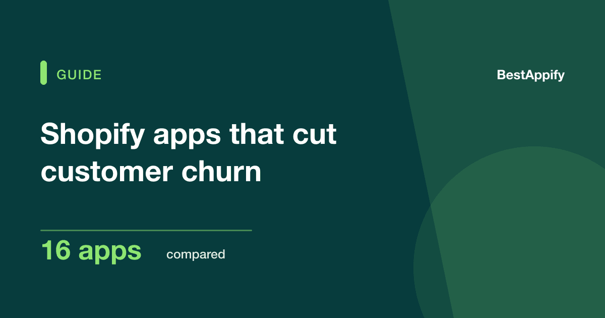 Best shopify apps to reduce churn 2026