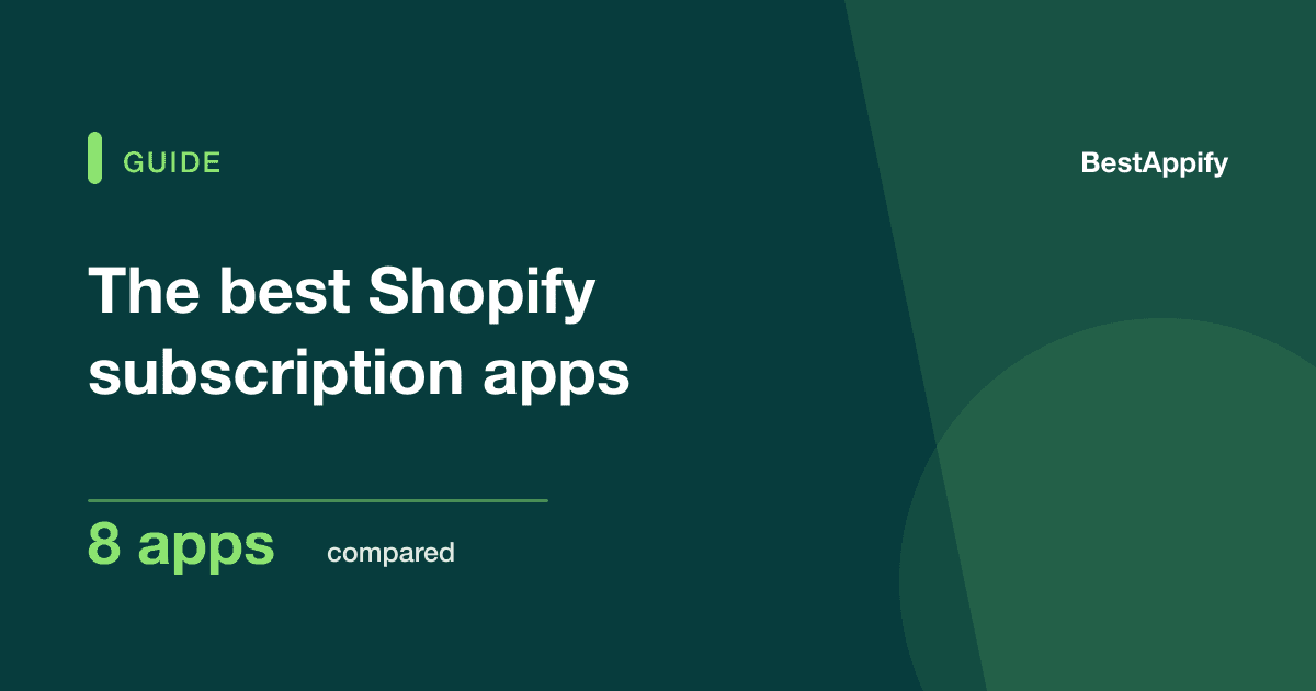 Best Shopify Subscriptions Apps 2026